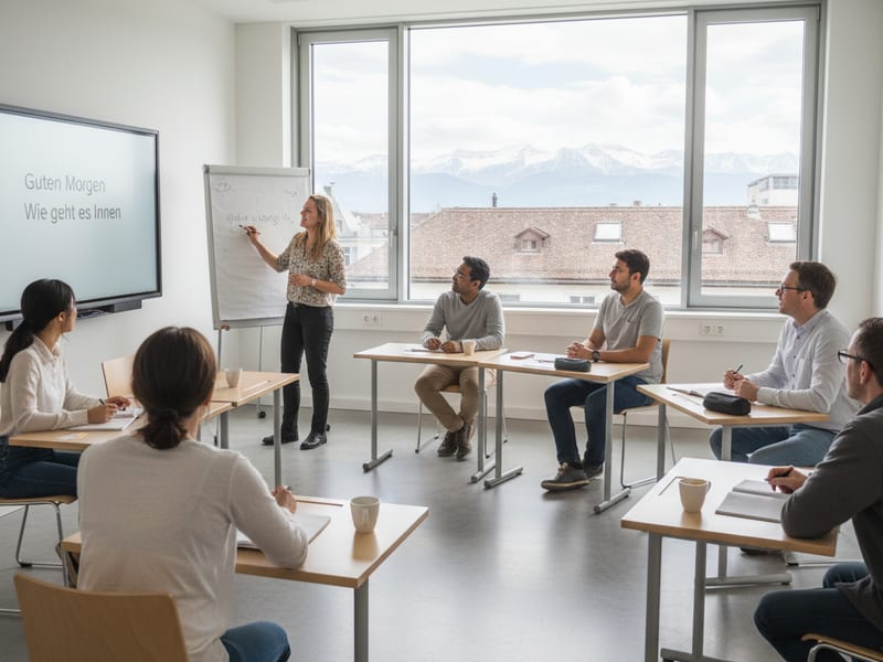German language school in Zurich - small group classes